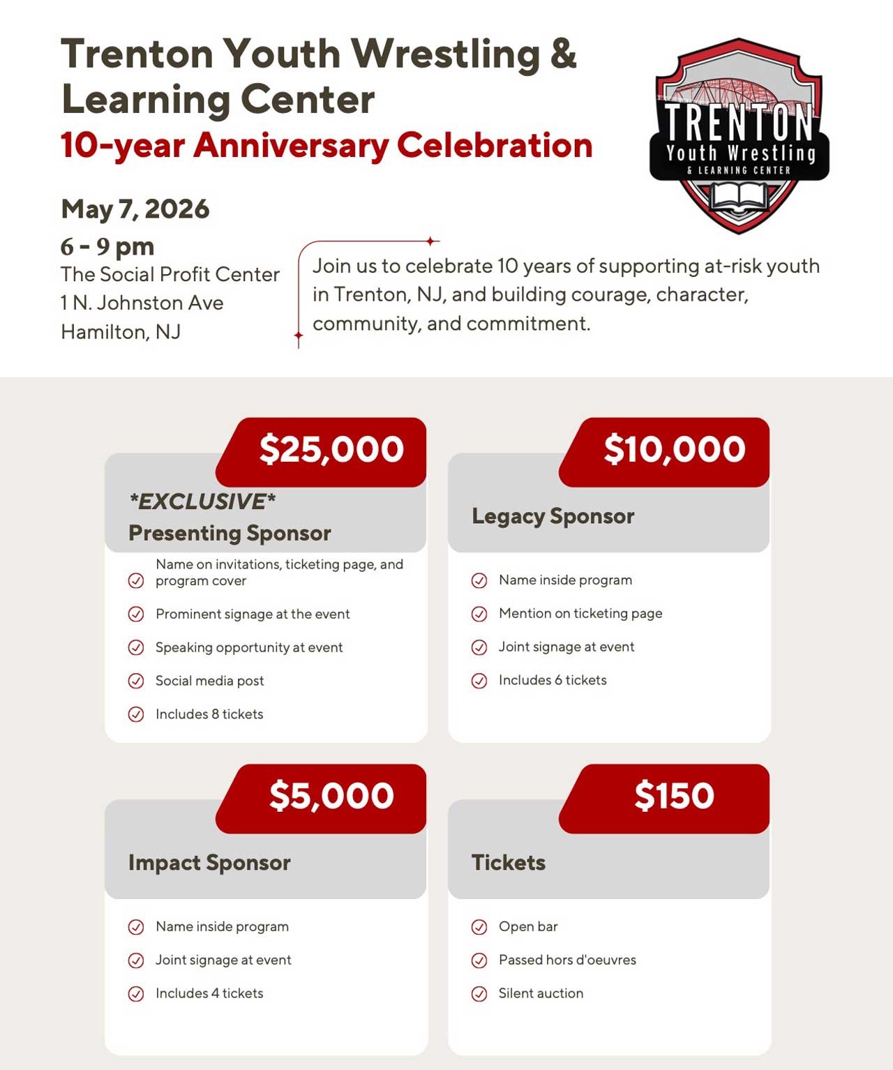10 Year Celebration Program